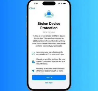 周宁苹果授权维修店分享被盗设备保护功能开启方法 