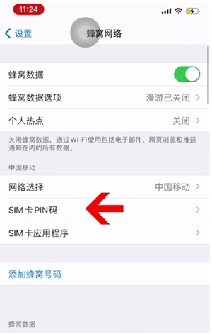 周宁苹果14维修网分享如何给iPhone14的SIM卡设置密码 