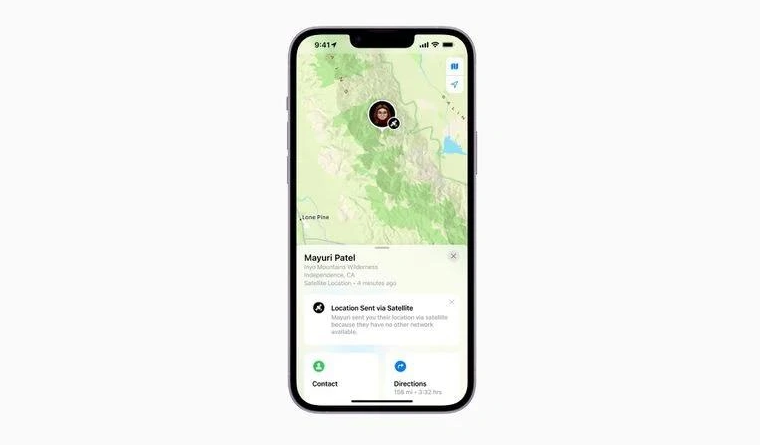 周宁苹果14维修分享iPhone14系列中 FindMy功能通过卫星分享位置方法教程 